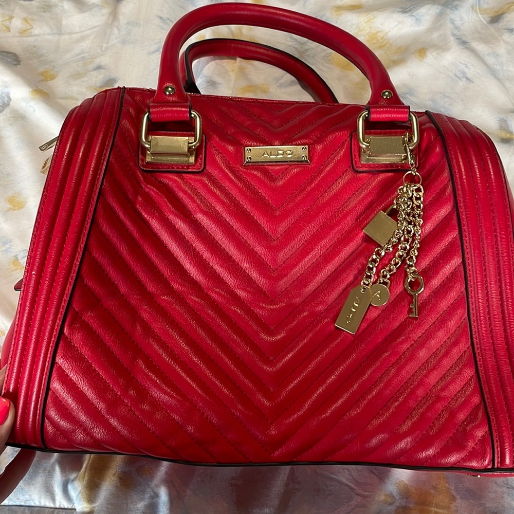 Red Aldo handbag